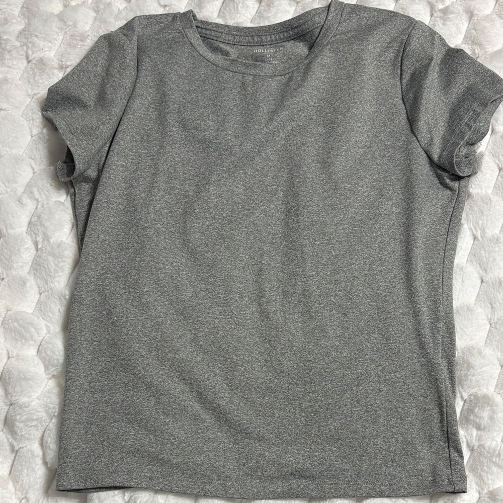 Hollister Heather Gray Crewneck Tee